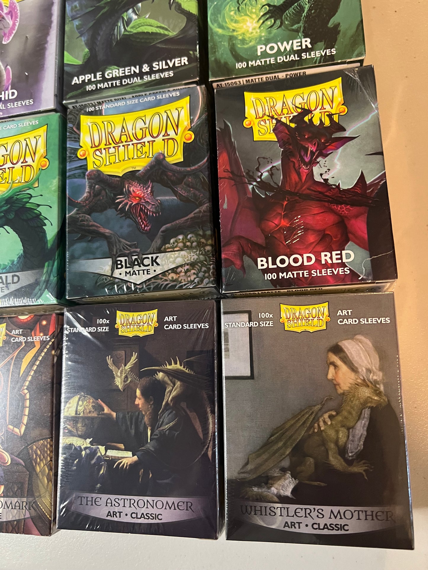 Dragon Shield Sleeves - Variety pack of 12