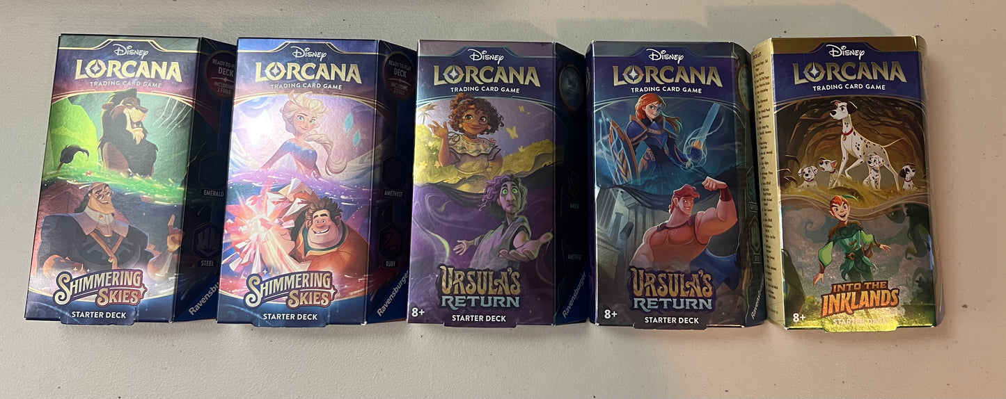 Disney Lorcana Starter Deck - Bundle