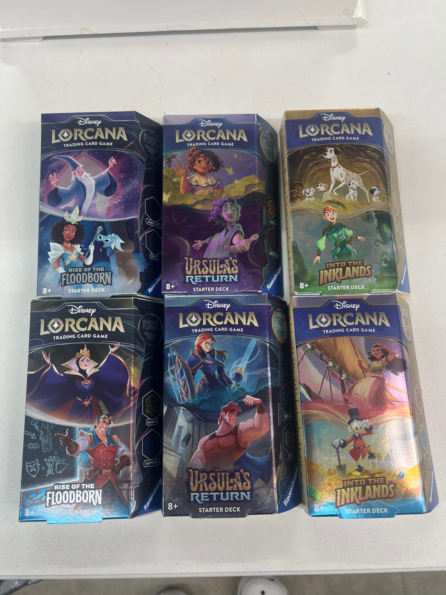 Lorcana Starter Deck Variety Pack - Lot of 6