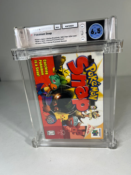 Pokemon Snap N64 - CIB Graded WATA 6.5